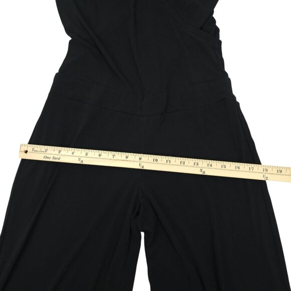 Sleeveless Black Jumpsuit Stretchy NWT Size XS Wide Leg New York and Company - Picture 8 of 13